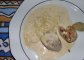 Schweinefilet in Zwiebel-Knoblauch-Rahm