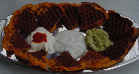 Pikante Waffeln