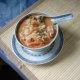 Vegetarische Thai-Reis-Suppe