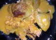 Lachsfilet mit Kartoffelkruste