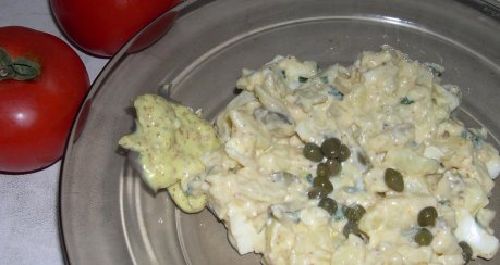 Kartoffelsalat mit Senfsoße