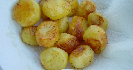 Geschnetzeltes mit Röstkartoffeln