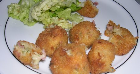 Schinken-Käse-Croquetas