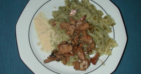 Huhn-Pesto-Pasta