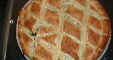 Spinatpastete (spanakopita)