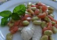 Rezept Fischfilet mit dicken Bohnen