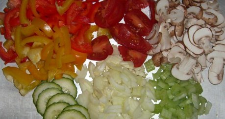 Fajita mexicana mit Rindermett und Putenbrust (gefüllte Fladen) Fajitas