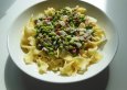 Rezept Pasta mit Erbsen-Schinken-Sahne-Soße