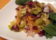 Rezept Rohköstlicher Rosenkohl-Radicchio-Kürbis-Salat mit Granatapfel & Orangenvinaigrette