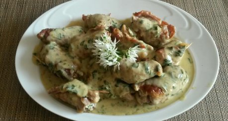 Involtini Piccoli con aglio orsino (Mini-Involtini mit Bärlauch)