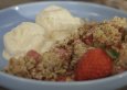Rezept Erdbeere-Rhabarber-Crumble