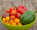 Fruchtgemüse: Tomate, Paprika und Kürbis
