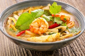 Tom yum suppe