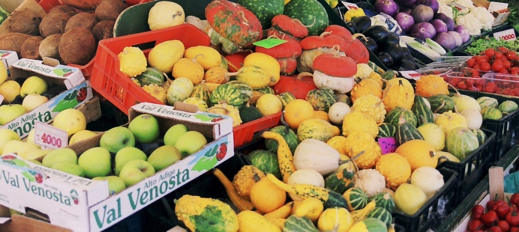 Gemüsestand auf dem Markt