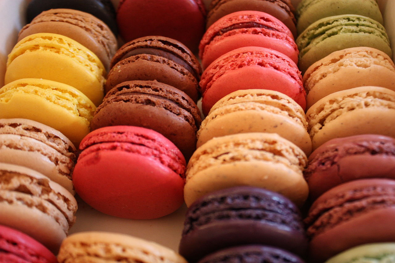 Farbenfrohe Macarons