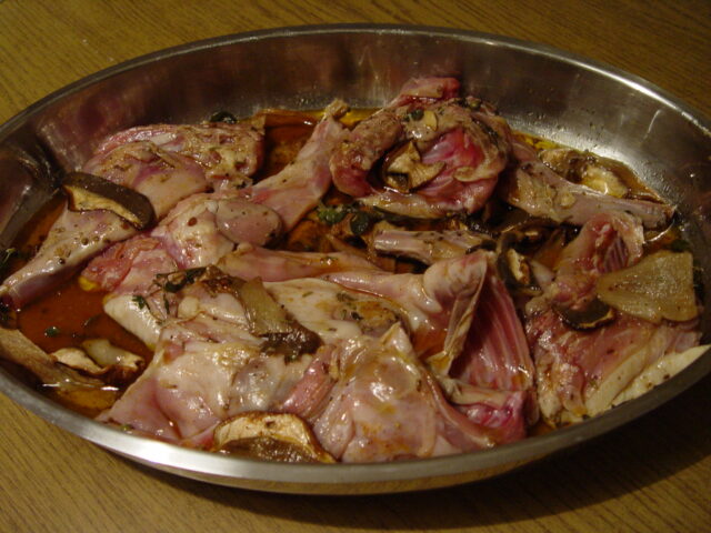 Festschmaus Kaninchenbraten