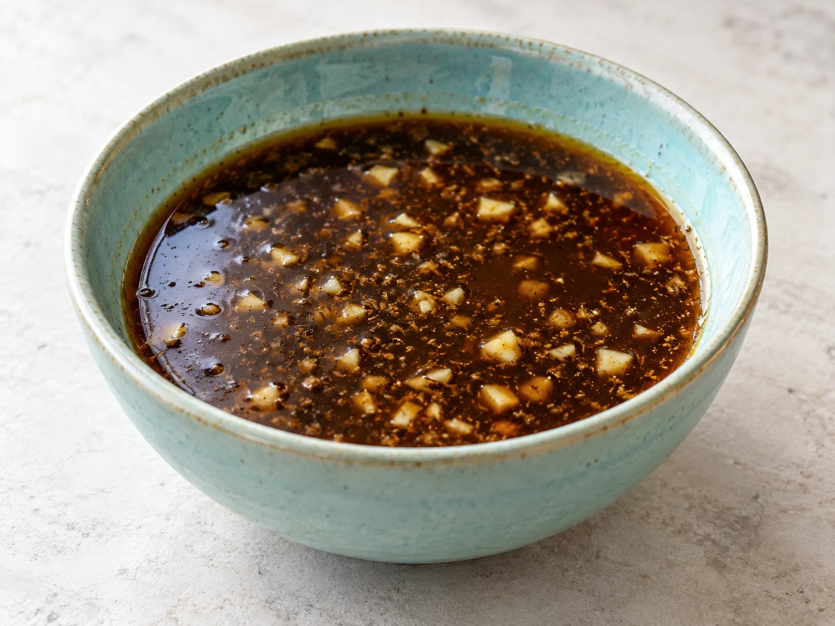 KI-generiertes Servierbeispiel: Servierbeispiel: Jamaica-Marinade